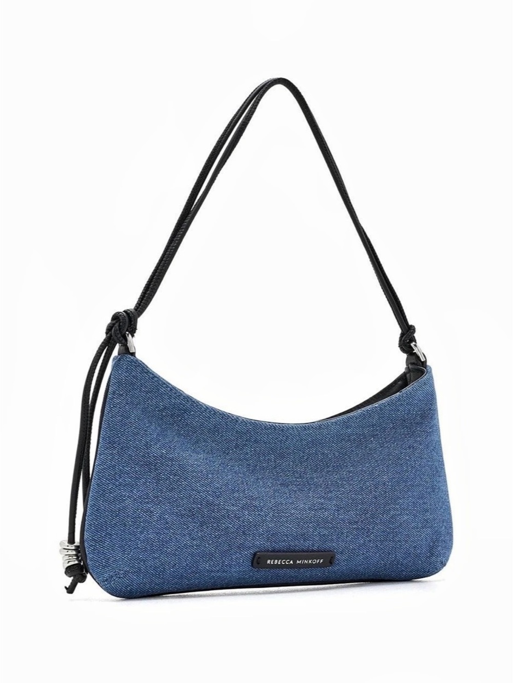 Rebecca Minkoff Shoulder Bag in denim Blue & Black New